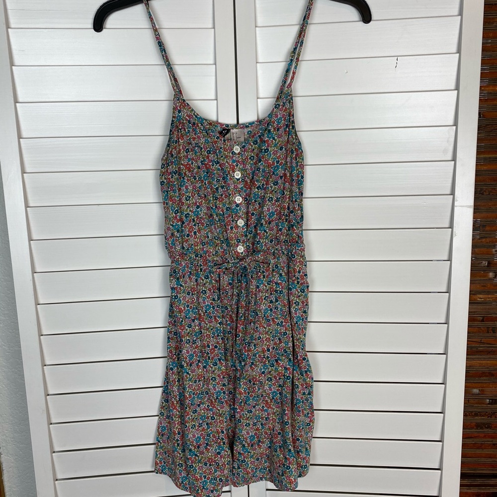 Divided button front swing dress